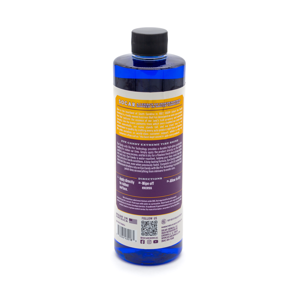 Eye Candy Extreme Tire Shine - High Gloss, Solvent, Wet Look Tire Shine