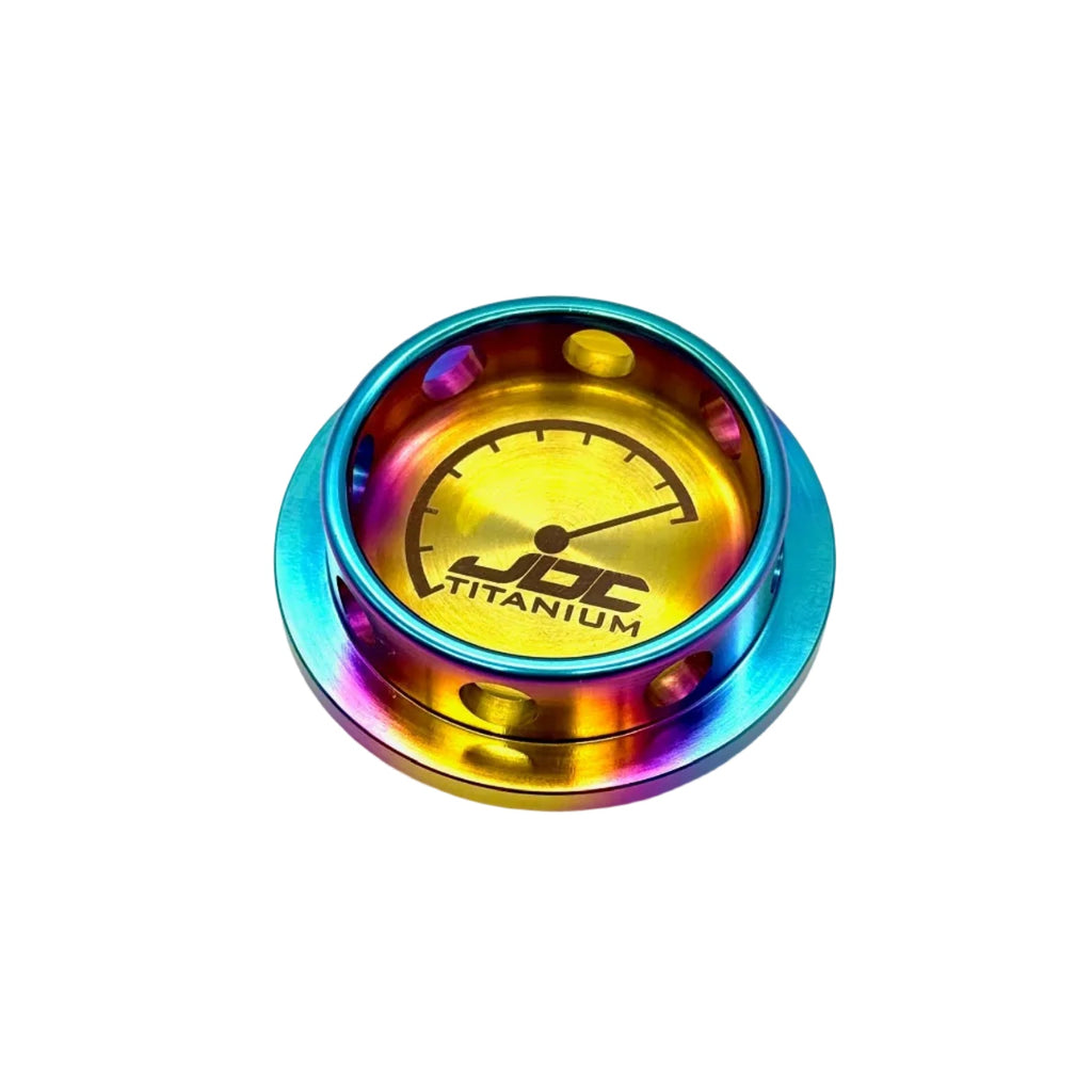JDC Titanium V1 Oil Cap | Mitsubishi Evo 1-9/DSM