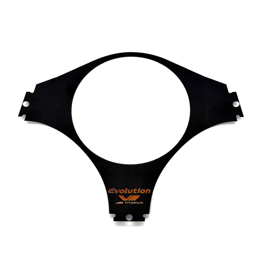 JDC Titanium Steering Wheel Overlay | Evo 7/8/9