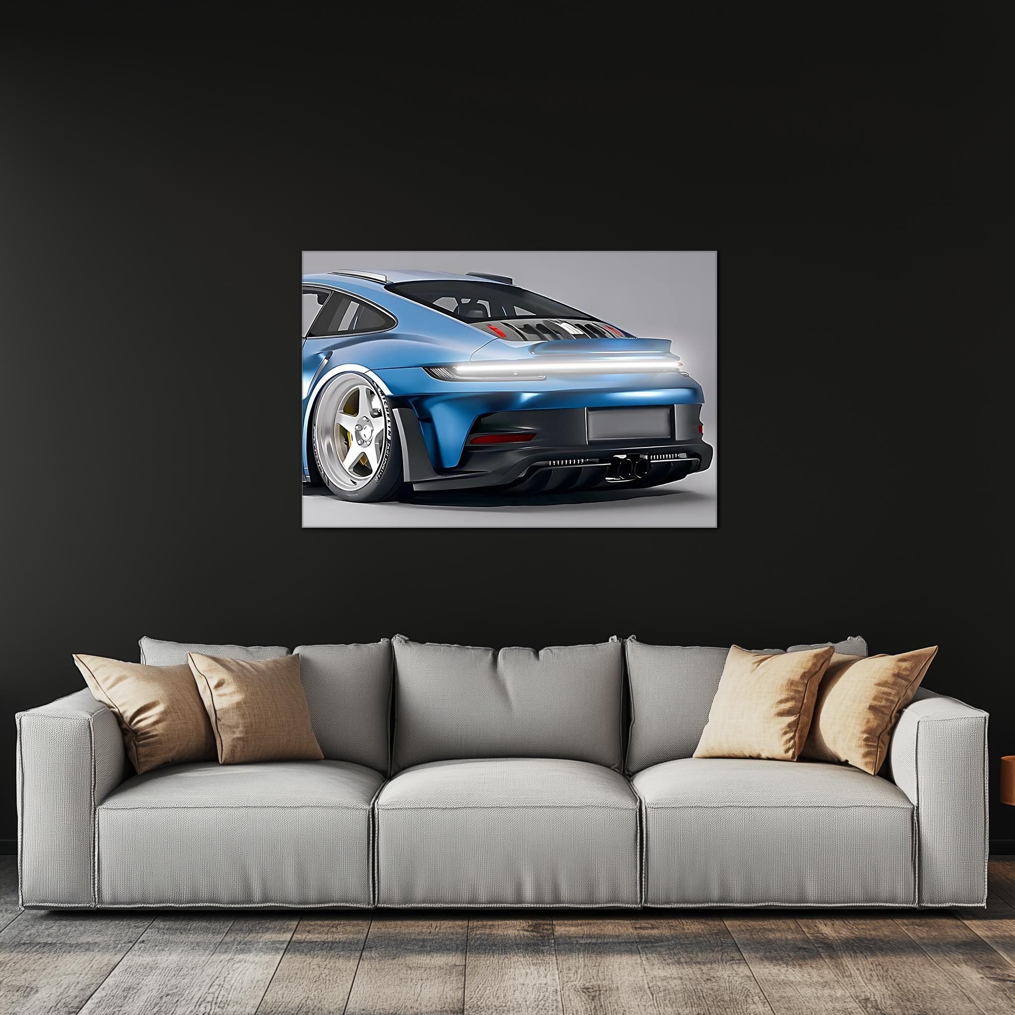 Custom Car Neon Sign - Personalized LED Garage Decor for Car Enthusiasts - UV Printed Plexiglass Wall Art - Adjustable Light & Free Shipping