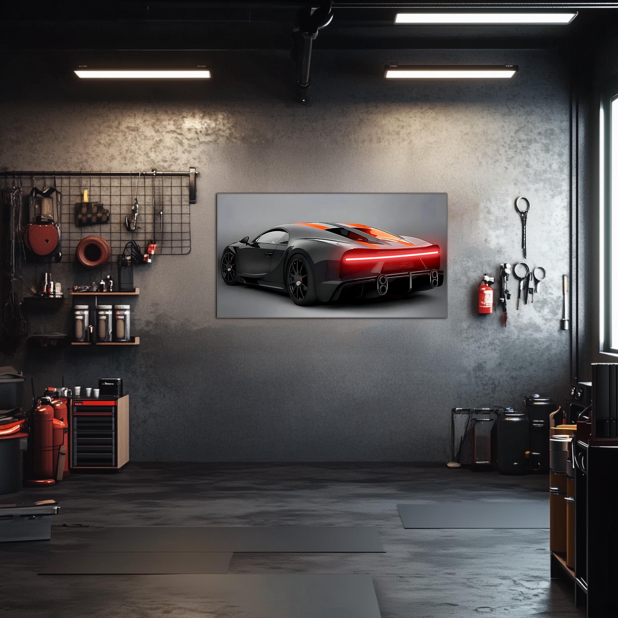 Luxury Sports Car Neon Wall Art – Large LED Garage Decor – Gift for Car Enthusiasts – Man Cave Wall Sign – Free Shipping & Returns