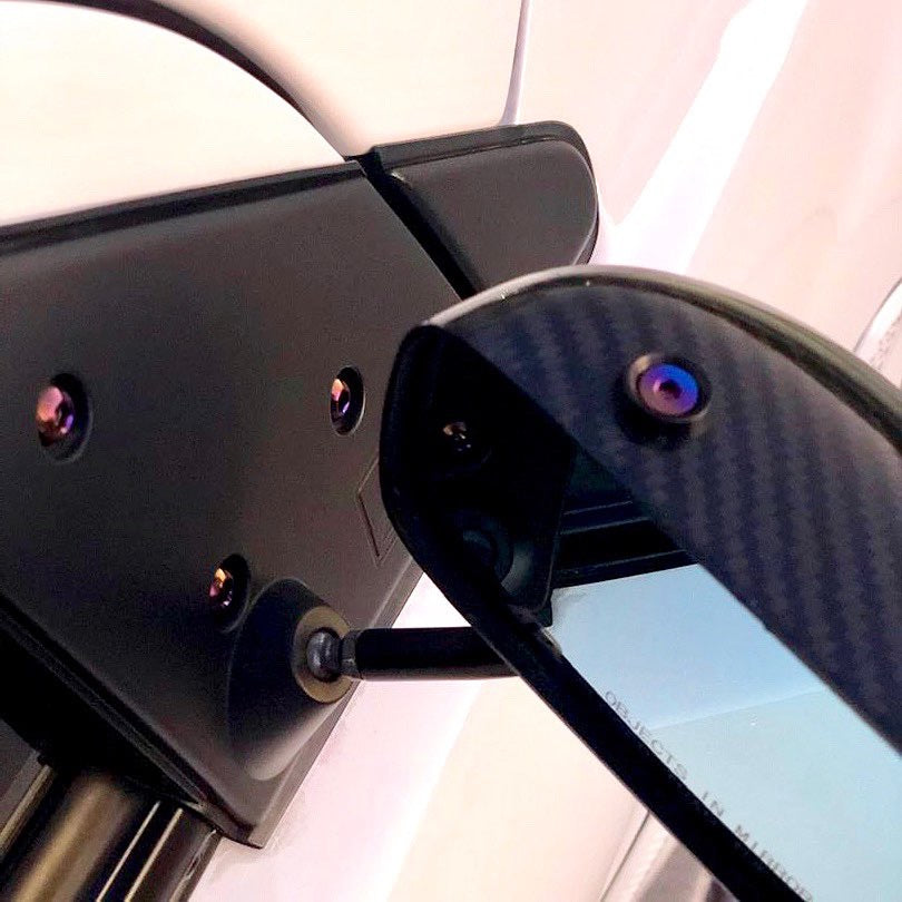 JDC Titanium Hardware for APR GT3 Mirrors | Evo 8/9