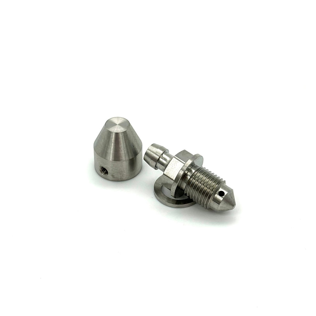 JDC Titanium Brake Bleeder & Cap for Brembo Calipers