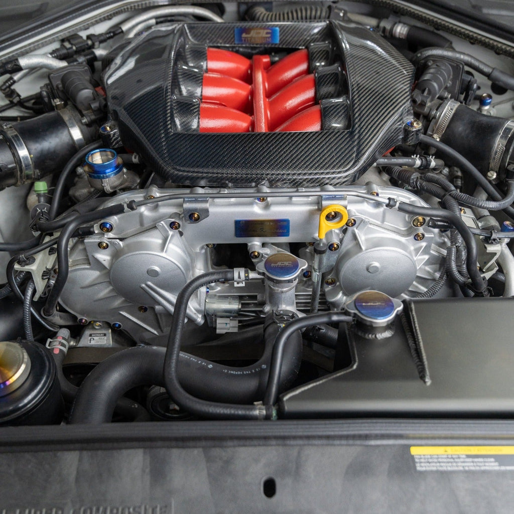 JDC Titanium Engine Bay Dress-Up Hardware Kit | 2007-2025 R35 Nissan GT-R