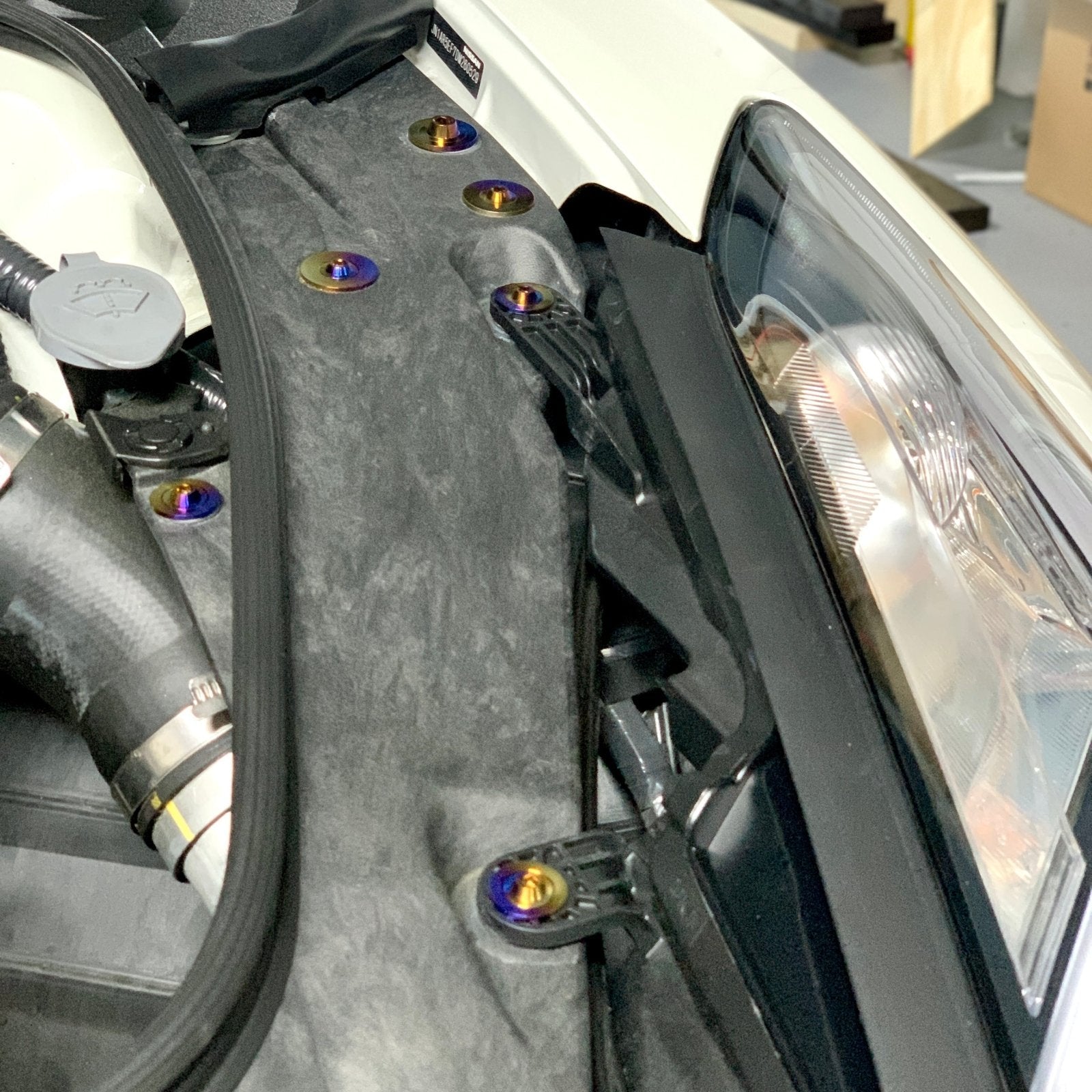 JDC Titanium Fender Hardware Replacement Kit | Nissan R35 GT-R