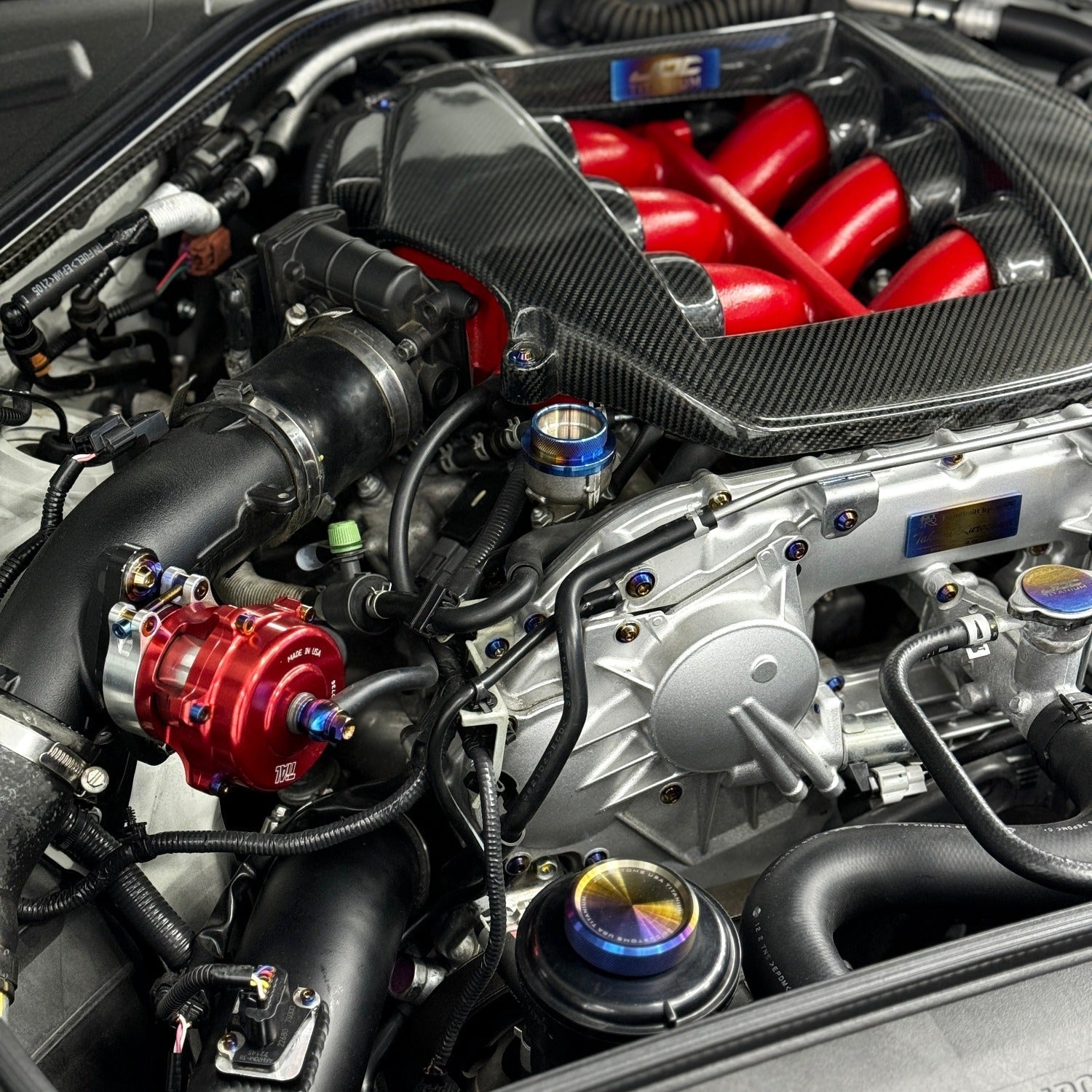 JDC Titanium Oil Cap | Nissan R35 GT-R/Multiple Nissan Applications