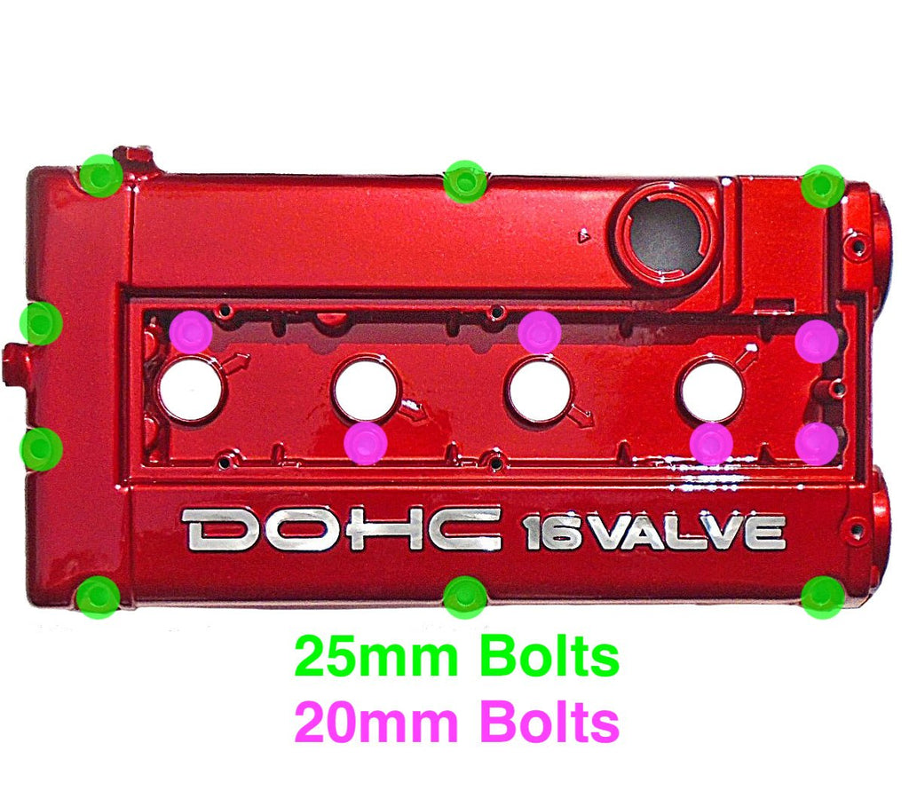 JDC Titanium Valve Cover Hardware Replacement Kit | 1G/2G DSM