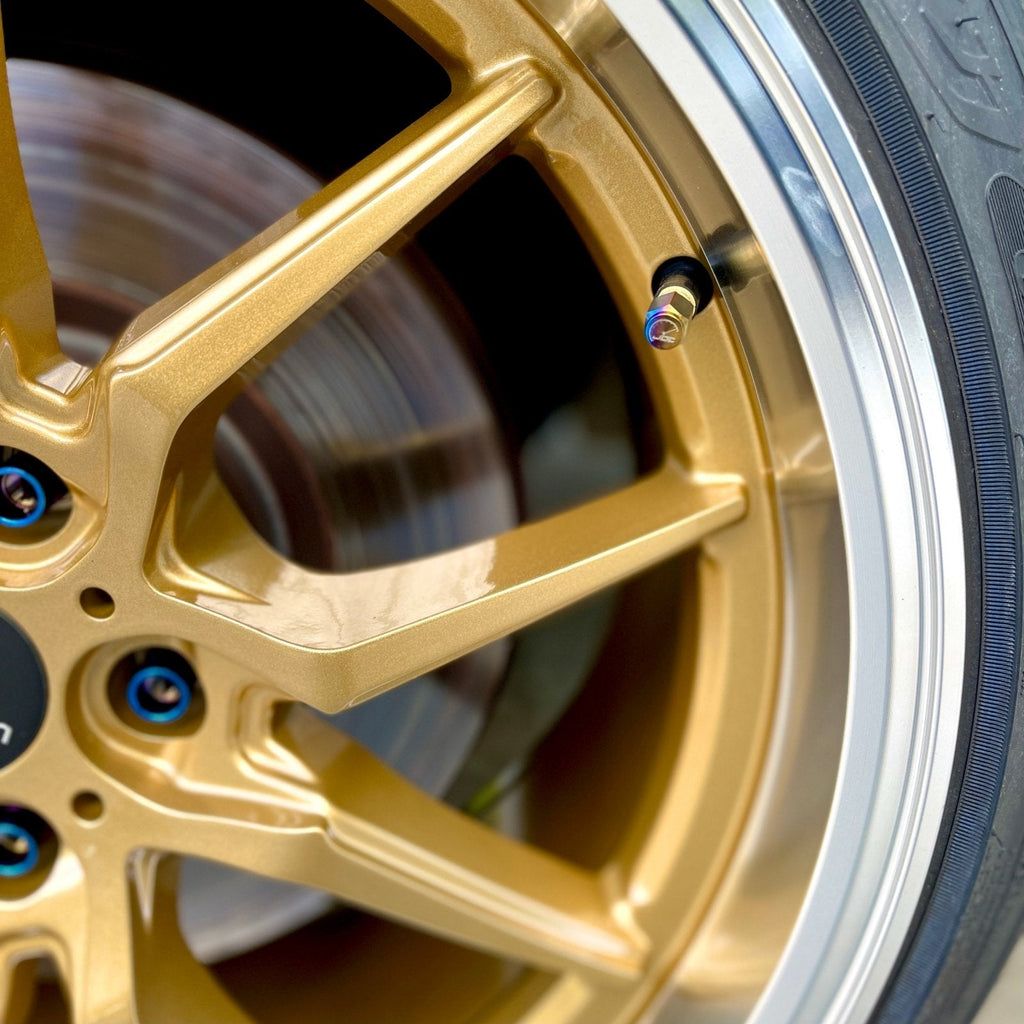 JDC Titanium Valve Stem Caps
